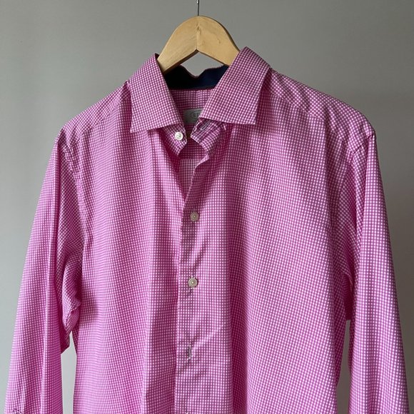 Eton Pink Shirt Size 42, 16.5 - Picture 1 of 8